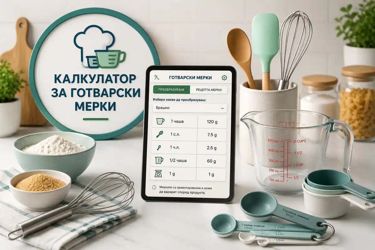 Калкулатор за готварски мерки