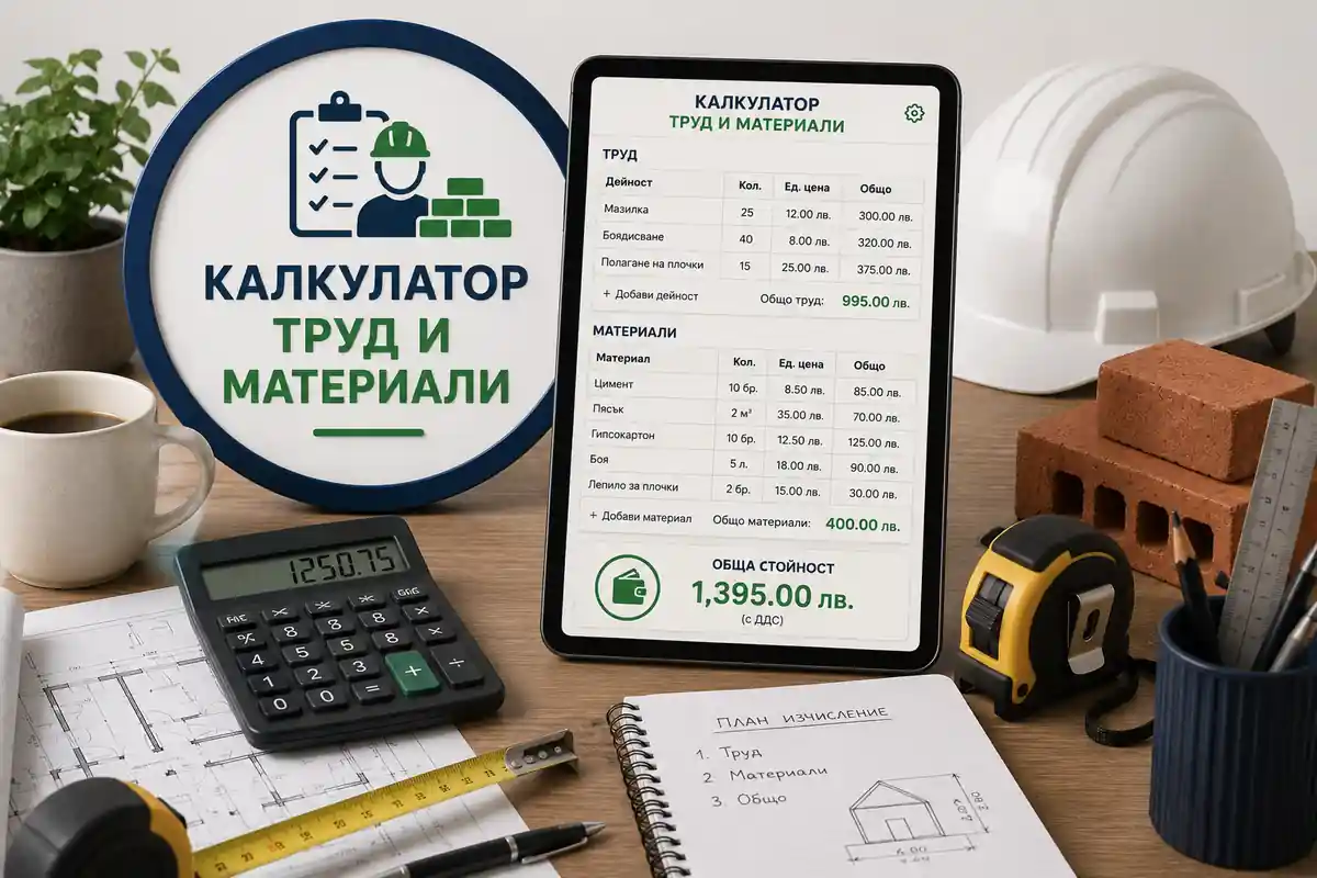 Калкулатор труд и материали