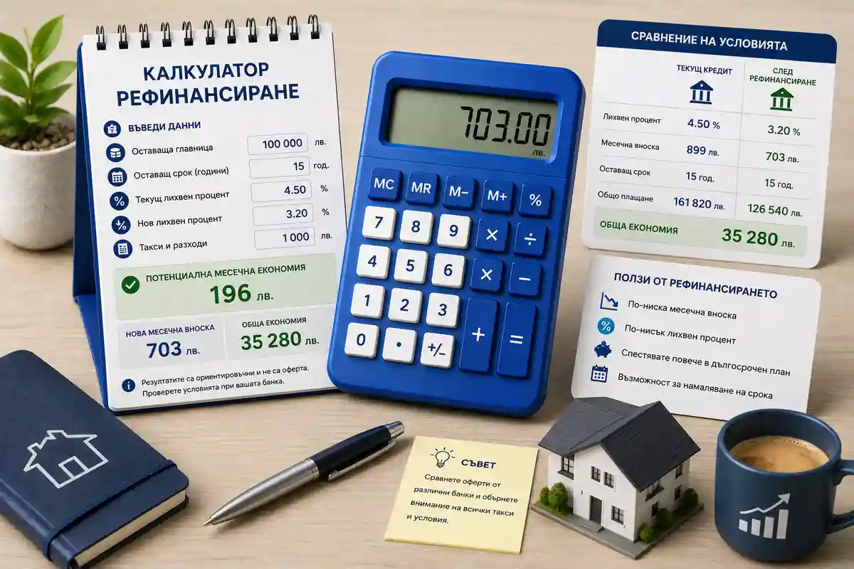 Калкулатор рефинансиране