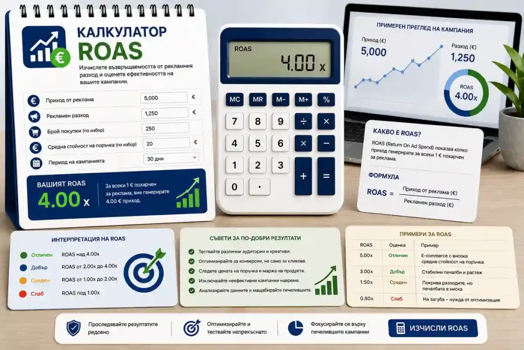 Калкулатор ROAS