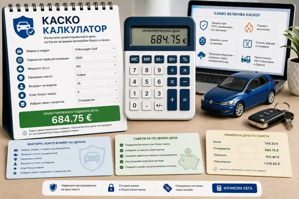 Каско калкулатор